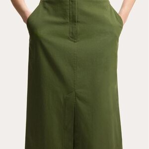 THEORY Olive Green Women's Skirt